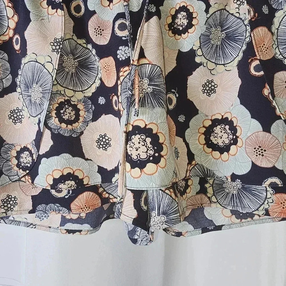 Zara Trafaluc Collection Multi Colored Floral Skort XS BOHO,BEACH,CASUAL - Picture 7 of 10